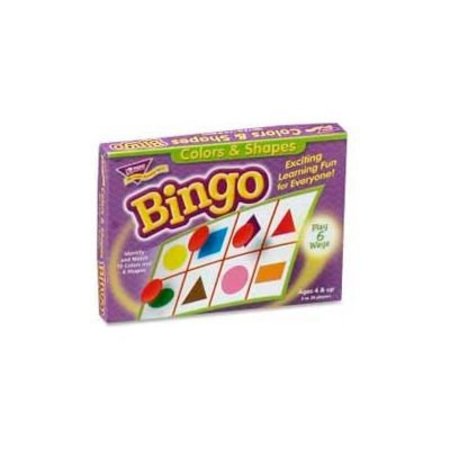 TREND ENTERPRISES Trend® Colors & Shapes Bingo Game, 3 to 36 Players, 1 Box T6061